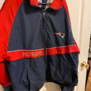 ‼️ VINTAGE Logo Athletic Patriots Windbreaker